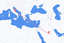 Loty z Al-Kasim, Arabia Saudyjska z Pescara, Włochy
