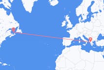 Vluchten van Les Îles-de-la-Madeleine, Québec, Canada naar Ioannina, Griekenland