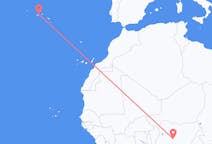 Fly fra Abuja til São Jorge Island