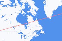 Vluchten van Vancouver, Canada naar Reykjavík, IJsland