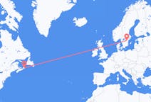 Flyrejser fra Sydney, Canada til Linköping, Sverige