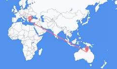 Flyrejser fra Mount Isa til Kos
