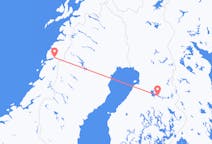 Fly fra Mo i Rana til Kajaani
