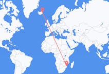 Рейсы из Виланкуло, Мозамбик в Эйильсстадир, Исландия