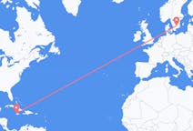 Flyg från Montego Bay, Jamaica till Växjö, Sverige