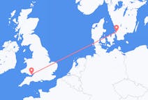 Flyreiser fra Ängelholm, Sverige til Cardiff, Wales