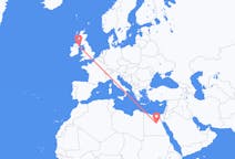 Flyreiser fra Asyut, Egypt til Belfast, Nord-Irland