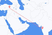 出发地 印度浦那目的地 土耳其馬拉蒂亞的航班