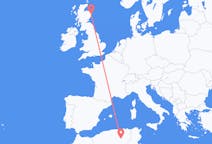 Flyg från Biskra, Algeriet till Aberdeen, Skottland