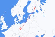 Flyg från Nyslott, Finland till Prag, Tjeckien