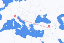 Flights from Diyarbakır, Turkey to Parma, Italy