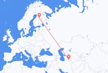 Flights from Ashgabat to Kajaani