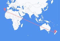 Flyrejser fra Hokitika, New Zealand til Funchal, Portugal