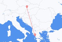 Vluchten van Bratislava, Slowakije naar Preveza, Griekenland