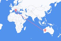 Flyg från Kalgoorlie-Boulder, Australien till Palermo, Italien