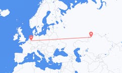 Flyreiser fra Kostanaj, Kasakhstan til Düsseldorf, Tyskland