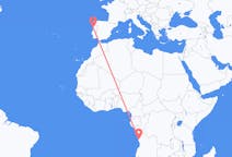 Flyg från Luanda, Angola till Porto, Portugal