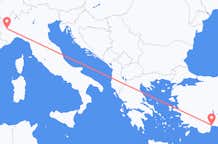 Flights from Turin to Antalya