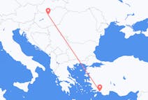 Vluchten van Boedapest, Hongarije naar Dalaman, Turkije