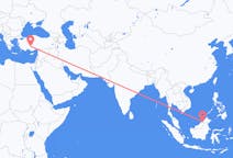 Flyg från Limbang, Malaysia till Konya, Turkiet