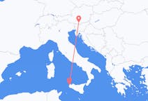 Flights from Trapani, Italy to Klagenfurt, Austria