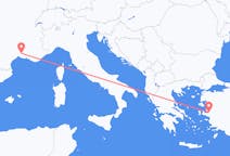 Lennot Izmiristä, Turkki Nimesiin, Ranska