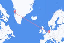 Flyreiser fra Aasiaat, Grønland til Dortmund, Tyskland
