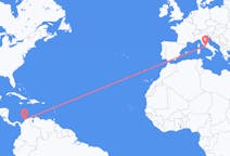 Flyrejser fra Cartagena, Colombia til Rom, Italien