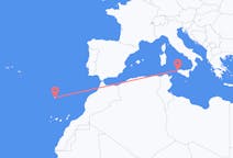 Flyreiser fra Trapani, Italia til Funchal, Portugal