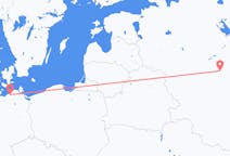 Flyg från Moskva, Ryssland till Rostock, Tyskland