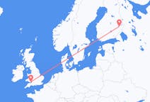 Flyreiser fra Joensuu, Finland til Cardiff, Wales