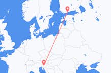 Flyg från Helsingfors till Ljubljana