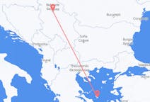Flyrejser fra Skíros, Grækenland til Beograd, Serbien