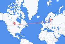 Flyreiser fra Brandon, Canada til Riga, Latvia