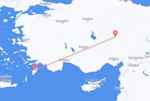 Flyg från Kayseri, Turkiet till Rhodes, England, Grekland