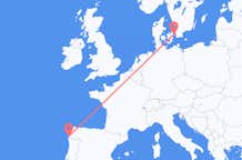 Flyg från Vigo, Spanien till Köpenhamn, Danmark