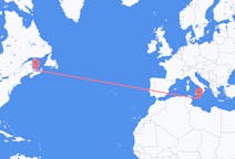 Flyrejser fra Charlottetown, Canada til Malta, Malta