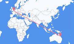 Flyreiser fra Proserpine, Australia, til Lille, Australia