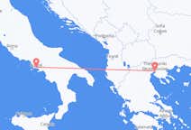 Flyg från Neapel, Italien till Thessaloníki, Grekland