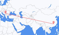 Flyrejser fra Ji an, Kina til Kraljevo, Serbien