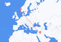 Flights from Arar, Saudi Arabia to Haugesund, Norway
