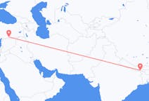 네팔 바드라푸르(메치)에서 출발해 터키 샨리우르파에게(으)로 가는 항공편