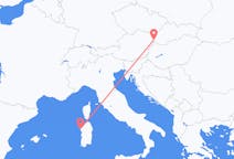Vluchten van Alghero, Italië naar Bratislava, Slowakije