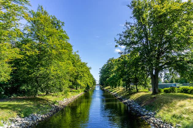 Horten canal during summer. It separates Horten town from Karljohansvern–the old navy base.