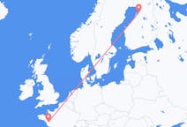 Vluchten van Oulu, Finland naar Nantes, Frankrijk