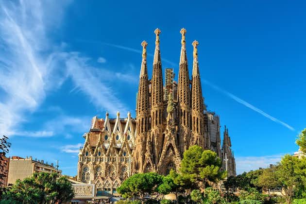 Barcelona em um dia: Sagrada Família, Parque Güell e Cidade Antiga com traslado do hotel