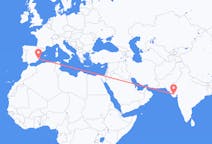 Flights from Rajkot, India to Alicante, Spain