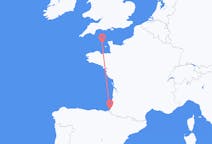 Flyreiser fra Biarritz, til Guernsey