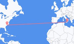 美国出发地 默特尔比奇飞往美国目的地 卡塔尼亞的航班