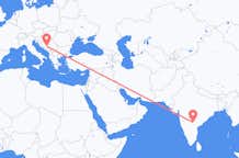 Flyreiser fra Hyderabad, til Sarajevo